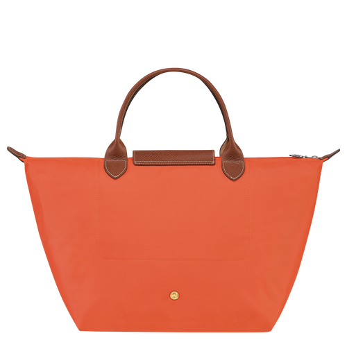 Le Pliage Original M Handbag , Orange - Recycled canvas - View 4 of  7