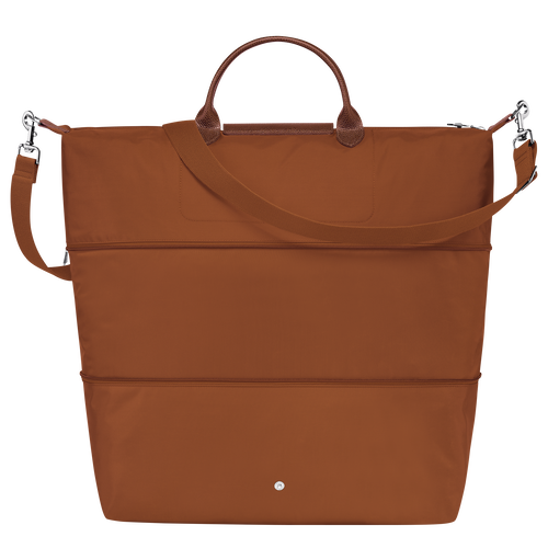 Le Pliage Green Travel bag expandable , Cognac - Recycled canvas - View 4 of  8