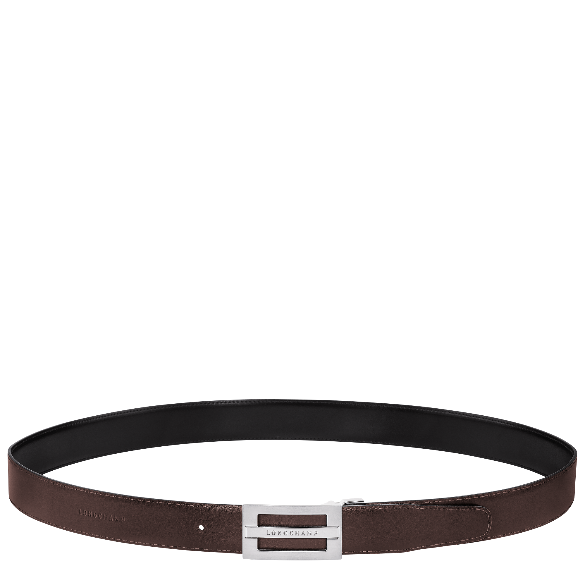 Men's belt, Black/Mocha - View 3 of
5 - zoom in Delta Box Men's belt, Black/Mocha