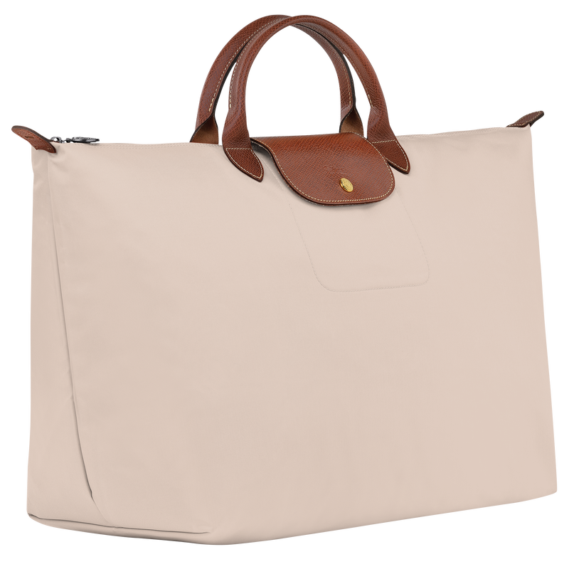 Le Pliage Original L 旅行包 , 纸张白 - 再生帆布  - 查看 3 7