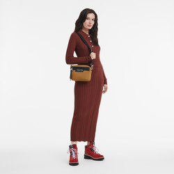 Le Pliage Energy S Camera bag , Tobacco - Recycled canvas