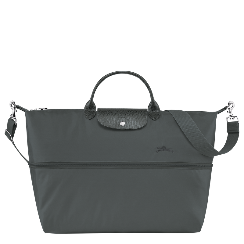 Le Pliage Green Travel bag expandable , Graphite - Recycled canvas  - View 5 of  7