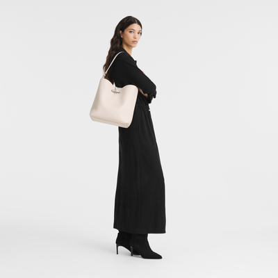 Le Roseau M Hobo 袋 , 米白色 - 皮革