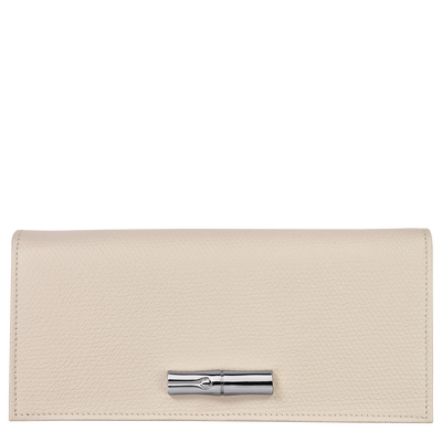 Le Roseau Flap wallet , Paper - Leather