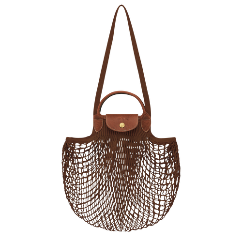 Le Pliage Filet L 手提包 , 烟草色 - 帆布 - 查看 1 4