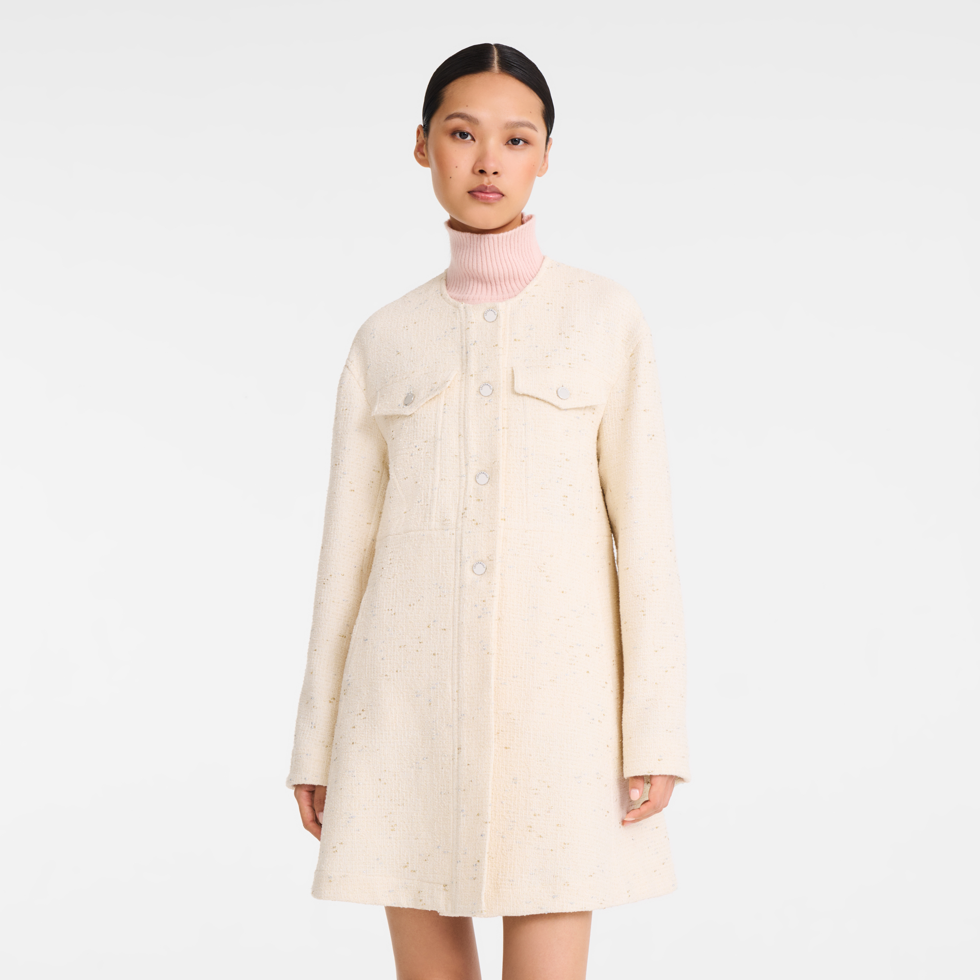 null Coat, Ivory