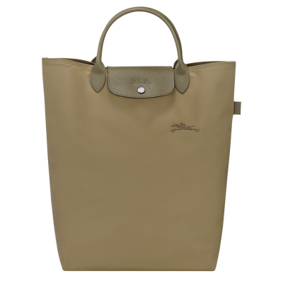 Le Pliage Green M 托特包 , 洋蓟绿 - 帆布