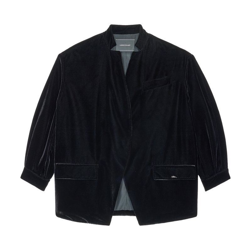 夹克 , 黑色 - 天鹅绒  - 查看 1 1