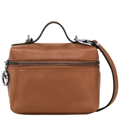 Le Pliage Xtra XS 迷你斜挎包 , 干邑色 - 皮革