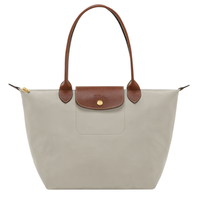 Le Pliage Original M Tote bag , Pebble - Recycled canvas