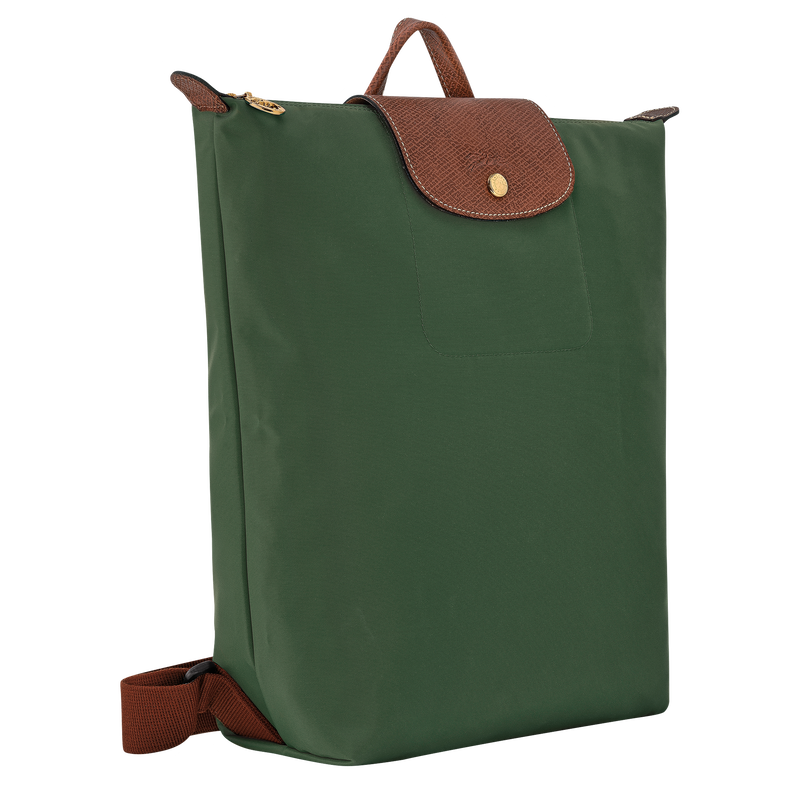 Le Pliage Original M 双肩背包 , 英伦绿 - 帆布  - 查看 3 7