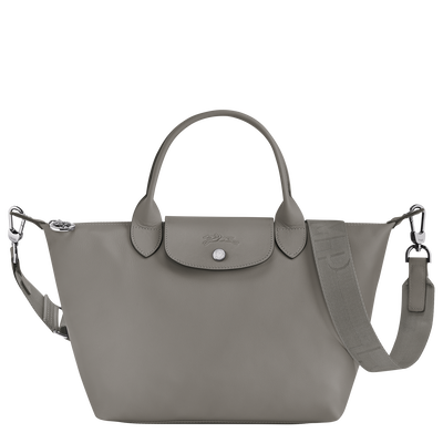 Le Pliage Xtra S 手提包 , 斑鸠灰 - 皮革