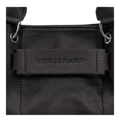 Longchamp 3D 手提包 XS, 黑色