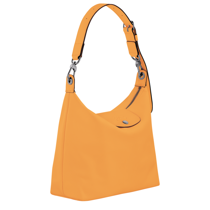 Le Pliage Xtra M Hobo bag , Apricot - Leather  - View 3 of  5