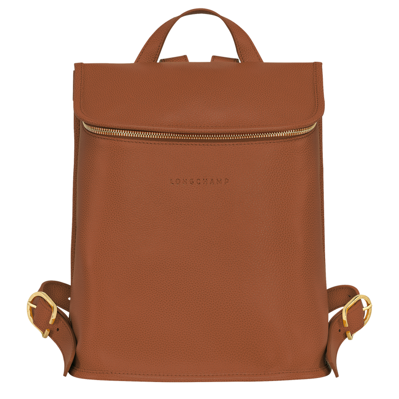 Le Foulonné Backpack , Caramel - Leather  - View 1 of  5