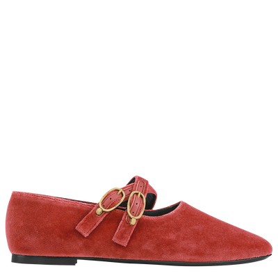 Le Foulonn&eacute; 系列 平底鞋 , 柑橘酱 - 皮革