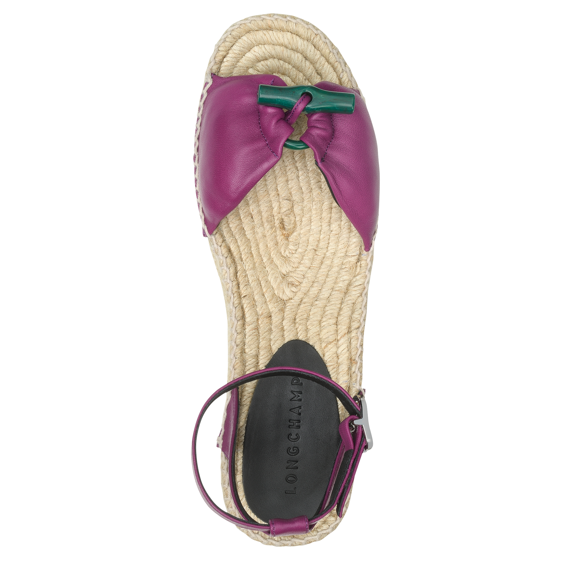 Wedge espadrilles, 深紫色 - 查看 3
3 - 放大 Le Roseau Wedge espadrilles, 深紫色