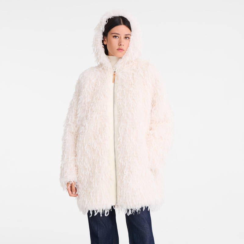 Coat , Ivory - Faux fur  - View 2 of  7