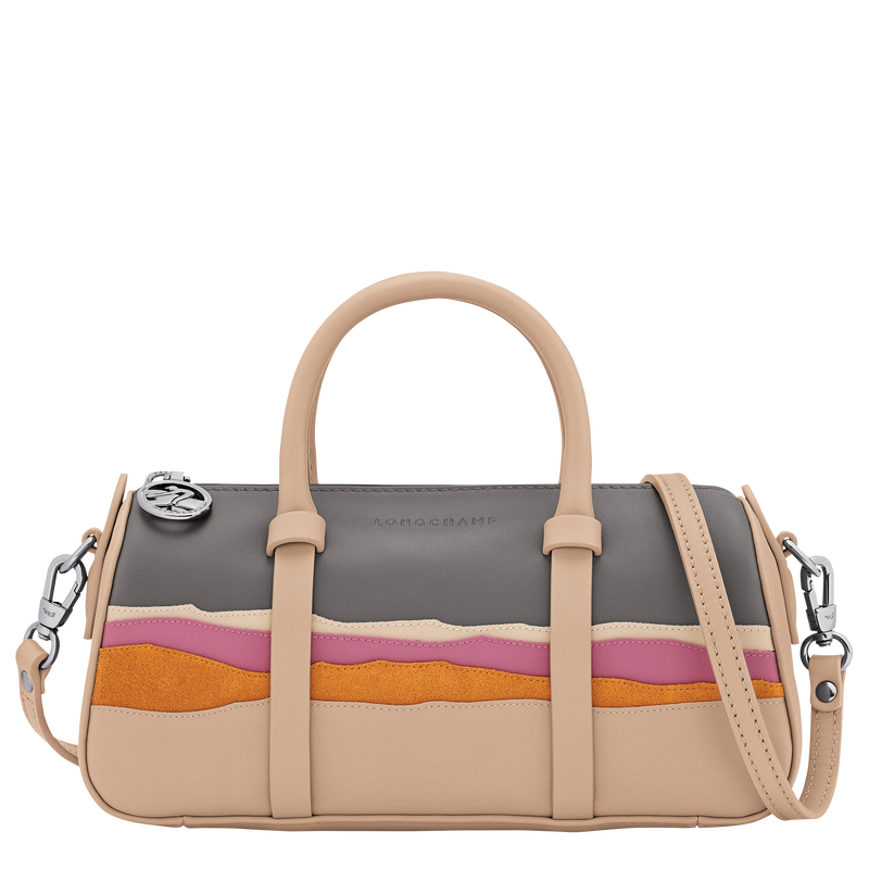 Caroline H&eacute;lain x Longchamp S Handbag , Beige - Leather  - View 1 of  4