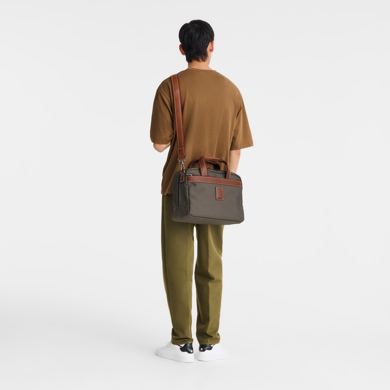 Boxford S Travel bag , Brown - Recycled canvas  - View 2 of  6