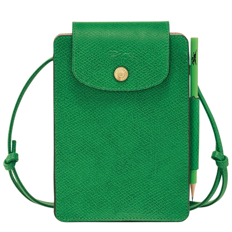 Épure XS Crossbody bag , Green - Leather  - View 1 of  4