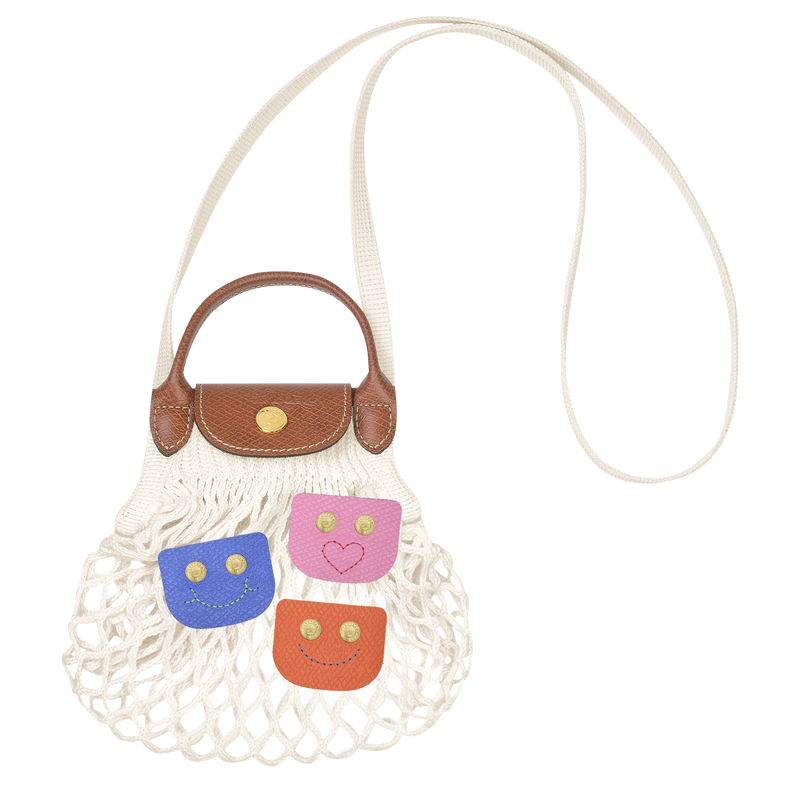 Le Pliage Filet XS Mesh bag , Ecru - Canvas  - View 6 of  6