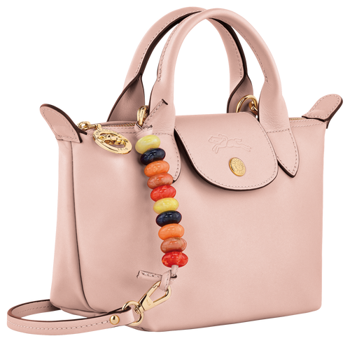 Le Pliage Xtra XS Handbag , Nude - Leather - View 3 of  5