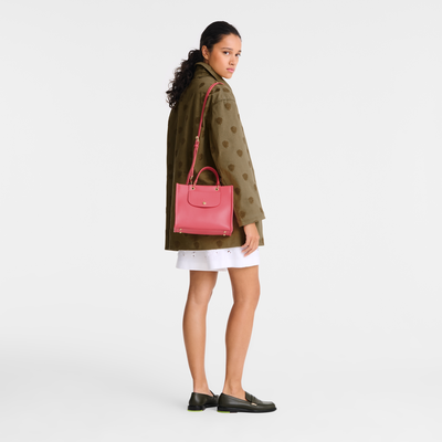 Cabas Longchamp S Handbag , Blush - Leather