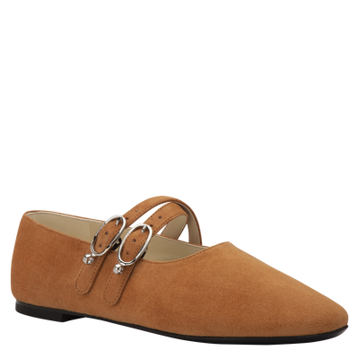 Le Foulonné 系列 平底鞋, 琥珀棕