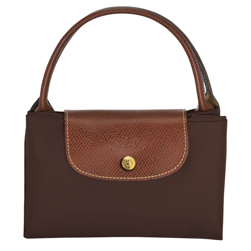 Le Pliage Original M Handbag , Ebony - Recycled canvas  - View 5 of  5