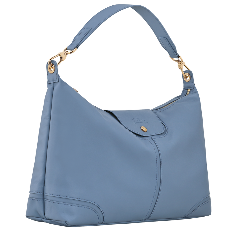 Le Pliage Xtra XL 单肩包 , 蓝灰色 - 皮革  - 查看 3 5