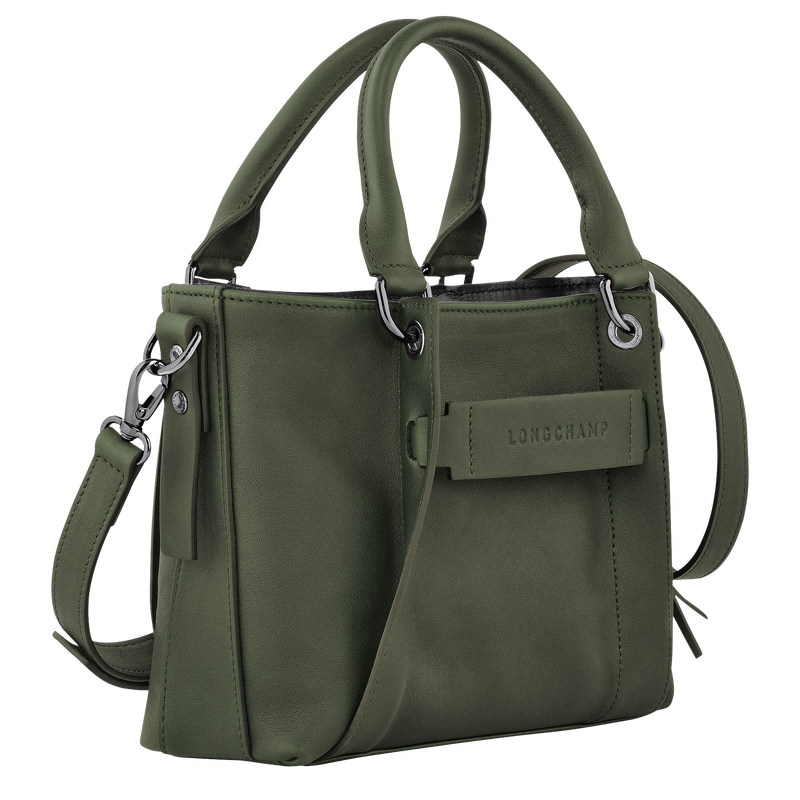 Longchamp 3D S 手提包 , 卡其色 - 皮革  - 查看 3 5