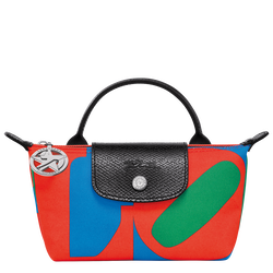 Longchamp x Robert Indiana 小袋 , 红色 - 帆布