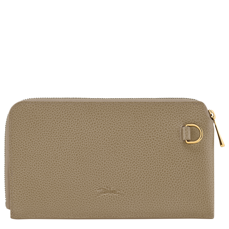 Le Foulonn&eacute; Pouch , Lichen - Leather  - View 2 of  2