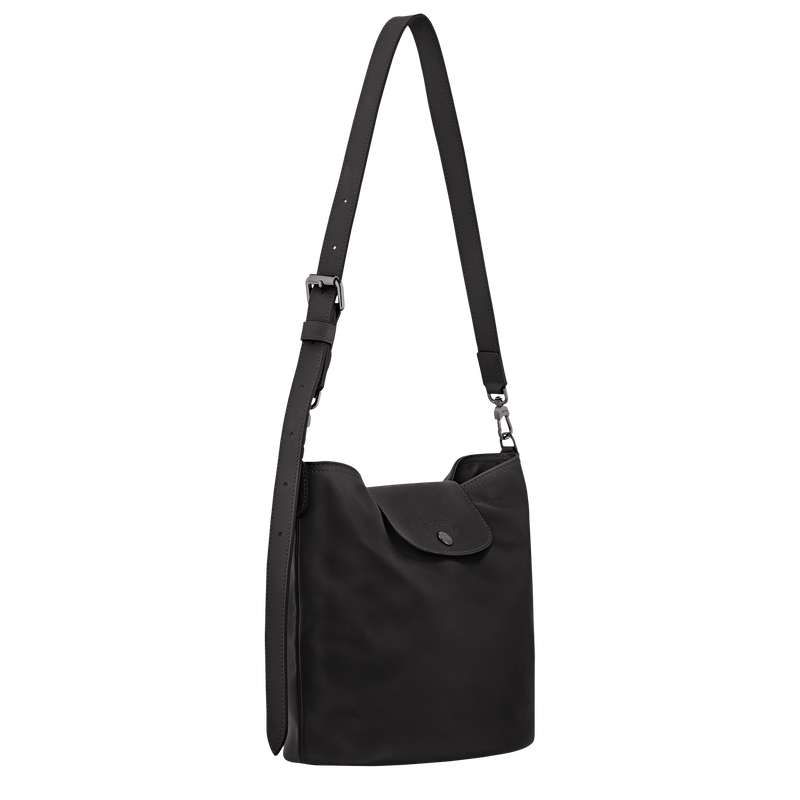 Le Pliage Xtra Shoulder bag , Black - Leather  - View 3 of  6
