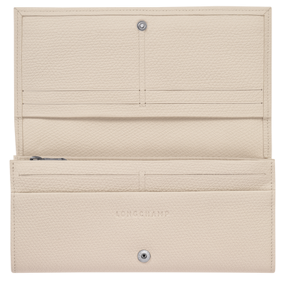 Le Roseau Flap wallet , Paper - Leather