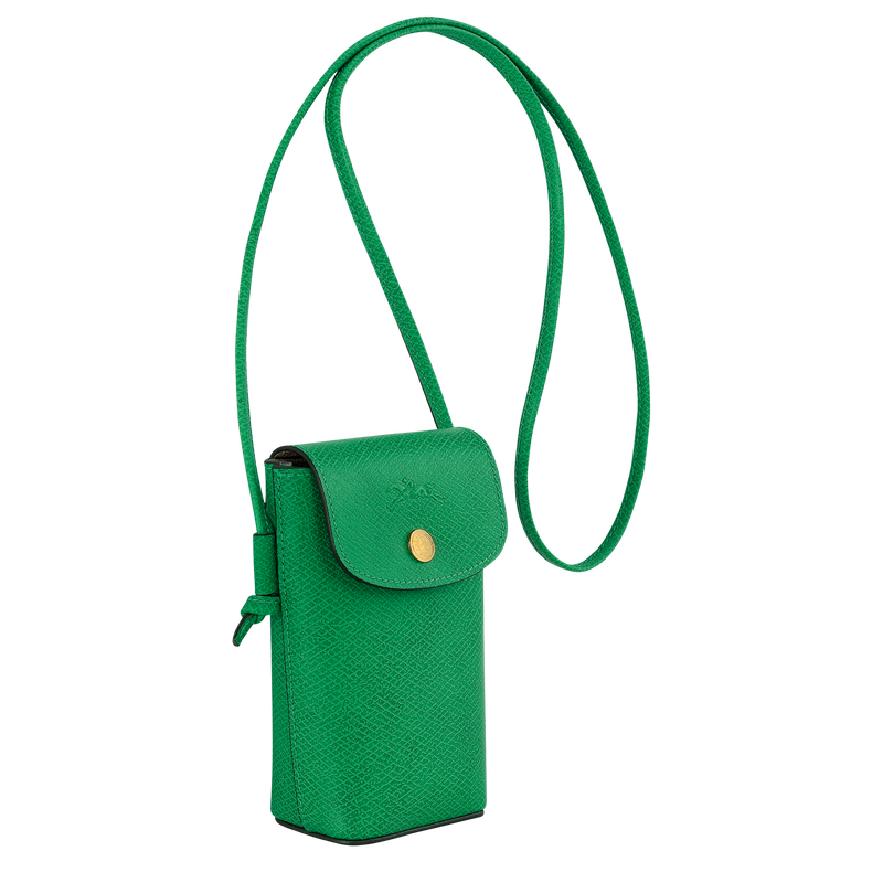 Épure Phone case with leather lace , Green - Leather  - View 3 of  4
