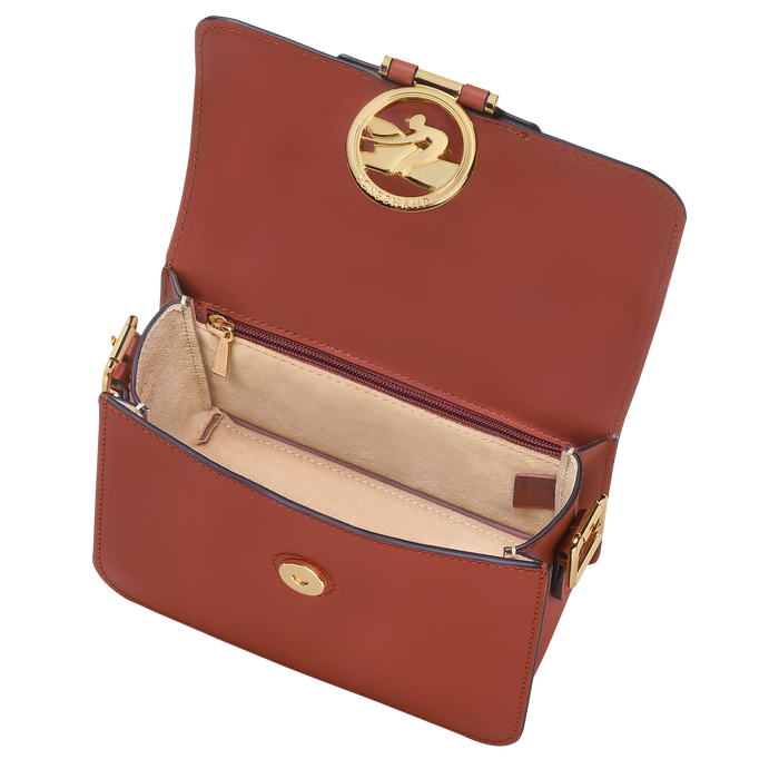 Box-Trot 小号斜挎包S, 赤褐色