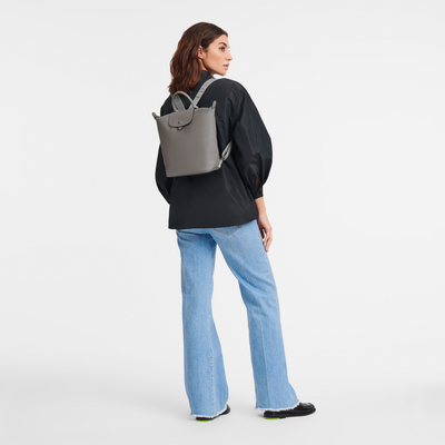 Le Pliage Xtra S 双肩背包 , 斑鸠灰 - 皮革