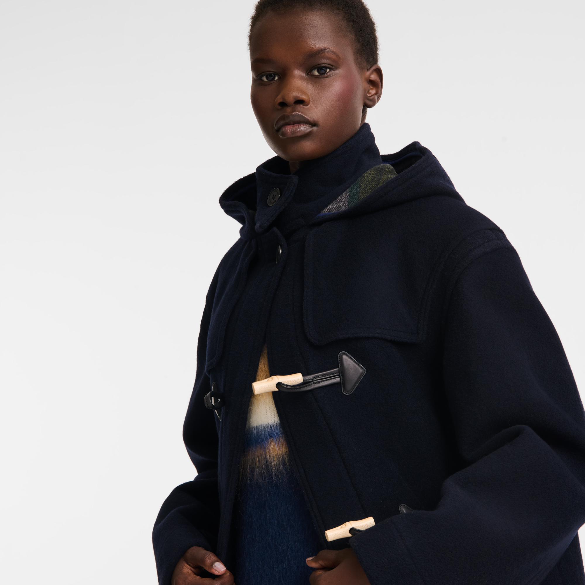 Duffle Coat, Navy - View 3 of
4 - zoom in null Duffle Coat, Navy