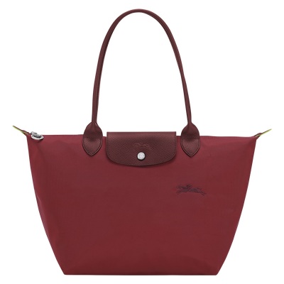 Le Pliage Green M 托特包 , 石榴色 - 再生帆布