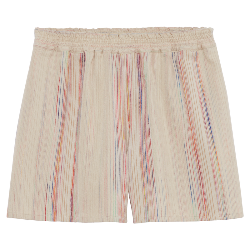 Shorts , Rainbow - Jacquard striped cotton  - View 1 of  1