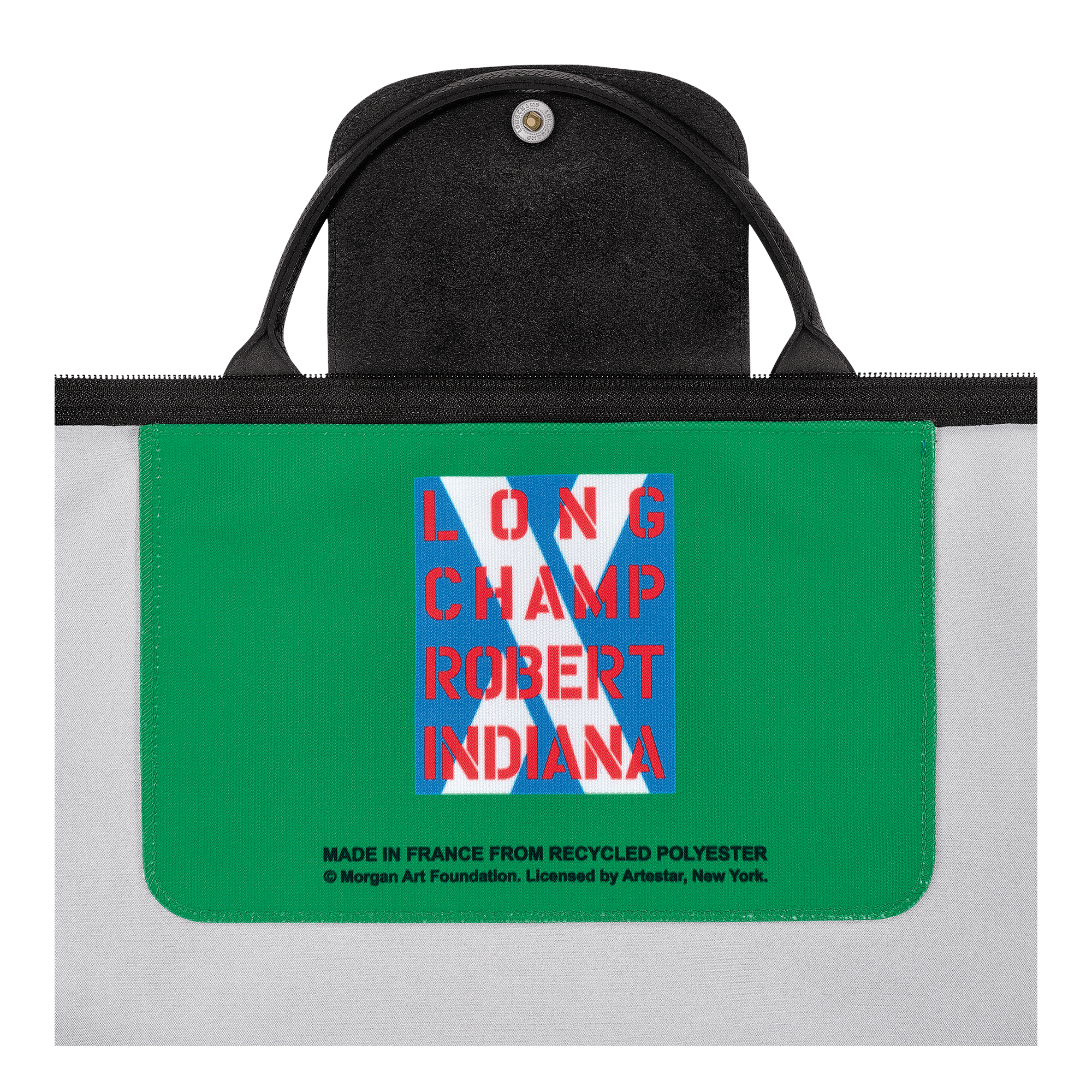 Longchamp x Robert Indiana 旅行包 S, 红色