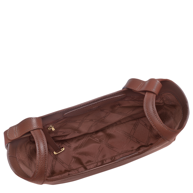 Le Foulonné L Hobo 袋 , 咖啡棕 - 皮革  - 查看 5 6