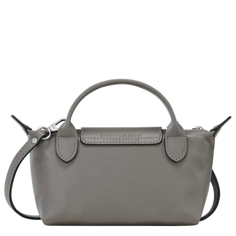 Le Pliage Xtra XS Pouch , Turtledove - Leather  - View 4 of  6