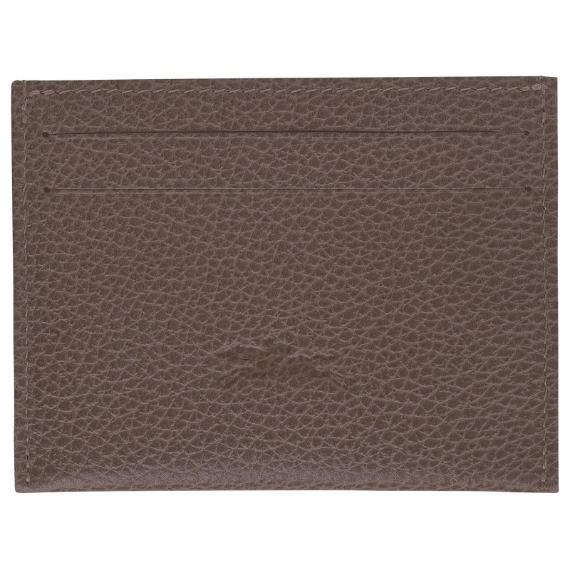 Le Foulonné Card holder , Taupe - Leather  - View 2 of  2