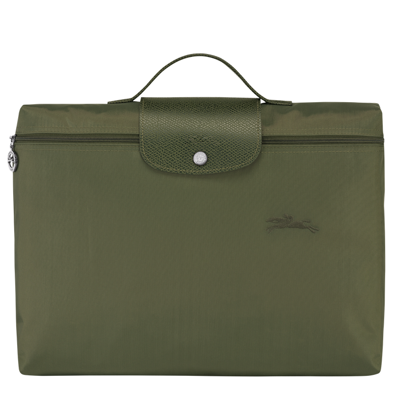 Le Pliage Green S Briefcase , Forest - Recycled canvas  - View 1 of  7