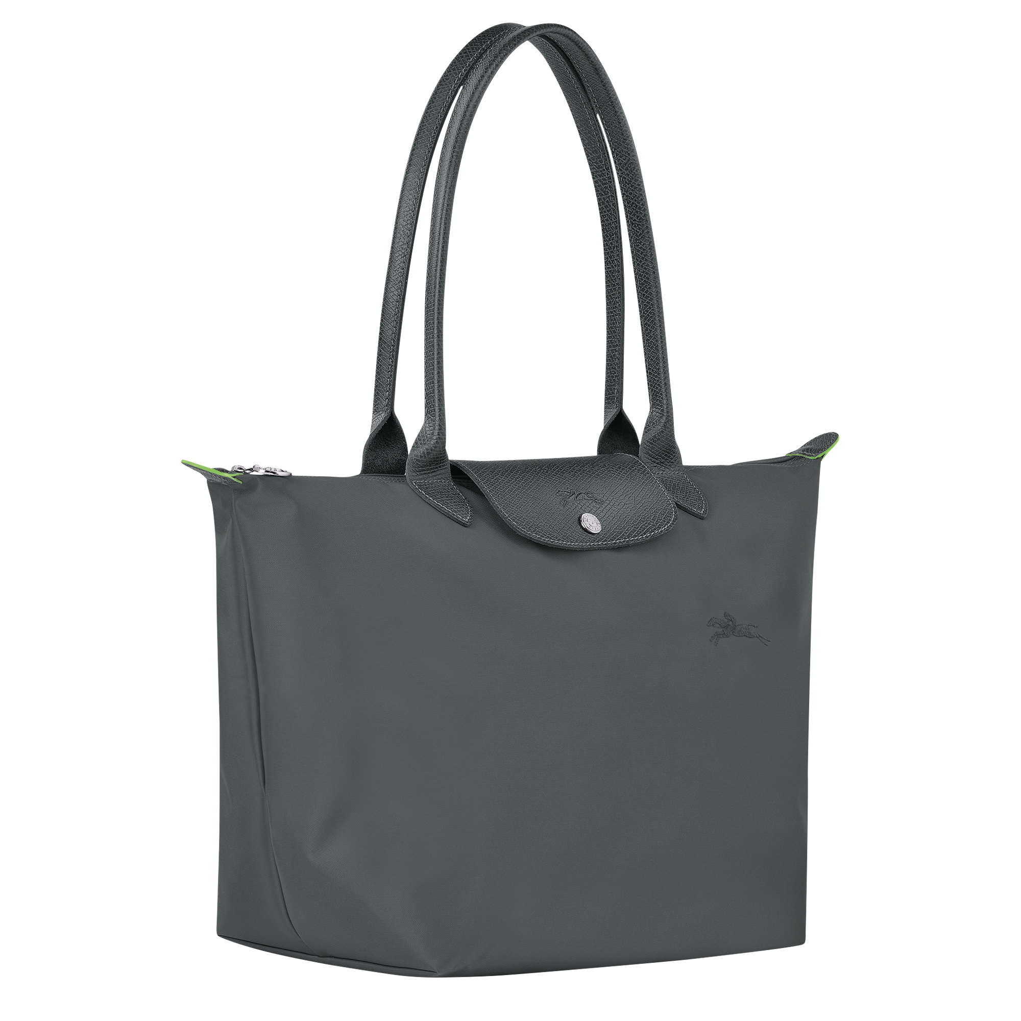 Tote bag L, Graphite - View 3 of 
        6 - zoom in Le Pliage Green Tote bag L, Graphite
