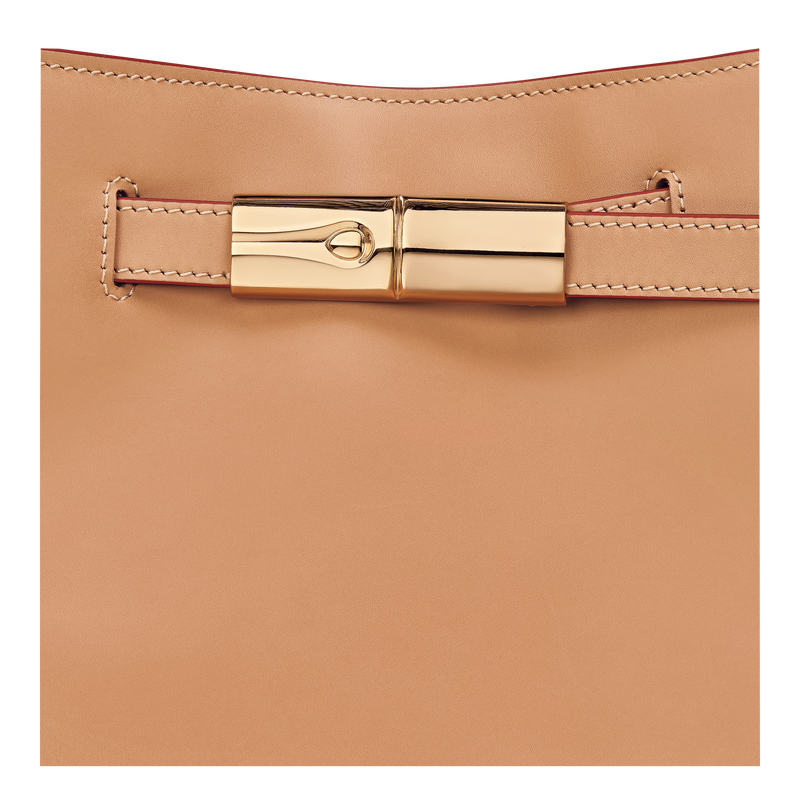 单肩包 , 沙白色 - 皮革  - 查看 5 5