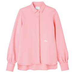 衬衫 , 粉红色 - 平纹针织布